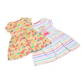 Multicoloured - Back - Peppa Pig Girls Suzy Rainbow Dress Set (Pack of 2)