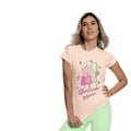 Pink-Turquoise - Back - Peppa Pig Womens-Ladies Mummy Pig Pyjama Set