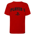 Red - Back - Playstation Boys Player T-Shirt