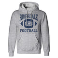 Heather Grey - Front - Riverdale Mens RHS Football Pullover Hoodie