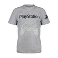Heather Grey - Front - Playstation Boys Game Controller T-Shirt