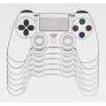 White - Side - Playstation Boys Controller T-Shirt