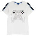 White - Front - Playstation Boys Controller T-Shirt