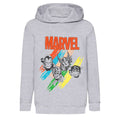 Heather Grey - Front - Marvel Avengers Boys Sketch Pullover Hoodie