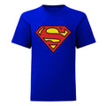 Royal Blue - Front - Superman Girls Logo T-Shirt