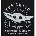 Black - Side - Star Wars: The Mandalorian Girls The Force Is Strong The Child Cropped T-Shirt