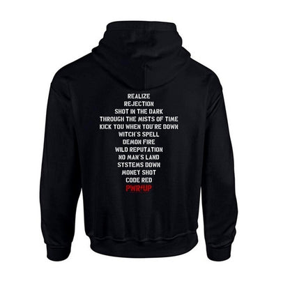 Black - Back - AC-DC Unisex Adult PWR-UP Stage Photo Hoodie