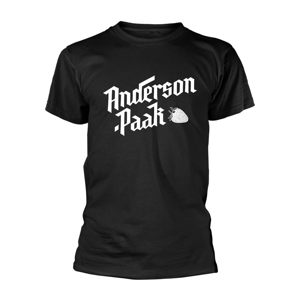 Black - Front - Anderson .Paak Unisex Adult Strawberry T-Shirt