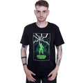 Black-Green - Side - Masters Of The Universe Unisex Adult He-Man Lightning T-Shirt