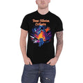 Black - Side - Trans-Siberian Orchestra Unisex Adult Tiger Collage T-Shirt