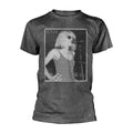 Black - Front - Blondie Unisex Adult Striped Singing T-Shirt