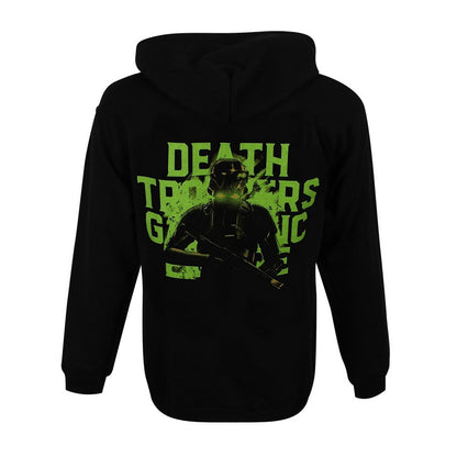 Black - Back - Star Wars: Rogue One Unisex Adult Death Trooper Full Zip Hoodie