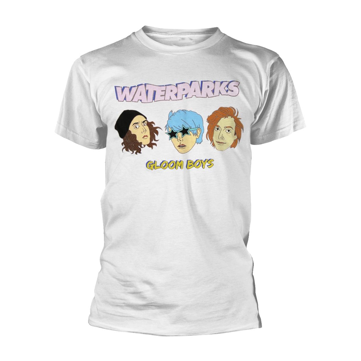 White - Front - Waterparks Unisex Adult Gloom Boys T-Shirt