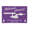 Purple - Side - Star Trek Welcome Aboard Door Mat