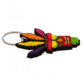 Multicoloured - Back - Crash Bandicoot Aku Aku Keyring