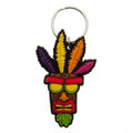 Multicoloured - Front - Crash Bandicoot Aku Aku Keyring