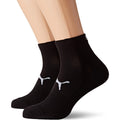 Black-White - Back - Puma Unisex Adult Performance Train Light Ankle Socks