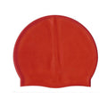 Red - Back - SwimTech Unisex Adult Silicone Swim Cap