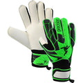 Vivid Green-Black-White - Front - Precision Unisex Adult Fusion_X.3D Goalkeeper Gloves