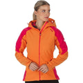 Persim-BrtBl - Back - Regatta Great Outdoors Womens-Ladies Desoto III Wind Resist Hooded Softshell Reflective Jacket
