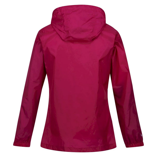 Berry Pink - Back - Regatta Womens-Ladies Pk It Jkt III Waterproof Hooded Jacket