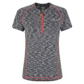 Grey - Front - Dare 2B Womens-Ladies Incisive II Jersey Cycle Top