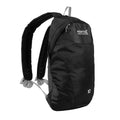 Black-Light Steel - Front - Regatta Unisex Adults Marler 10 Litre Hardwearing Reflective Padded Backpack Bag