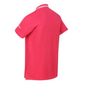 Bright Pink-White - Lifestyle - Regatta Mens Talcott II Pique Polo Shirt