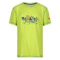 Lime Punch - Front - Regatta Childrens-Kids Alvarado IV Graphic Print T-Shirt