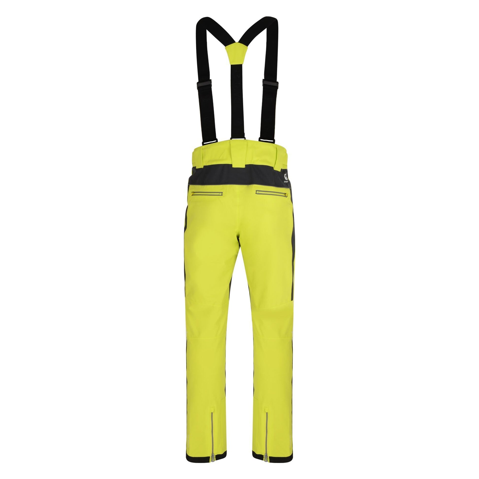 Citron Green-Ebony - Lifestyle - Dare 2B Mens Intrinsic Ski Pants