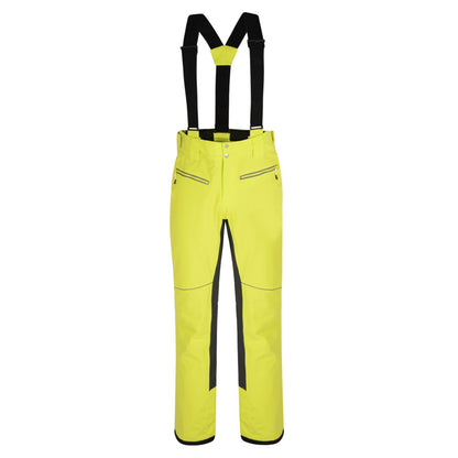 Citron Green-Ebony - Front - Dare 2B Mens Intrinsic Ski Pants