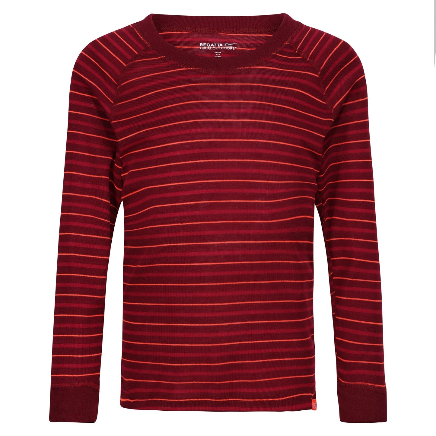 Beetroot Red - Side - Regatta Kids Unisex Beeley Base Layer Set