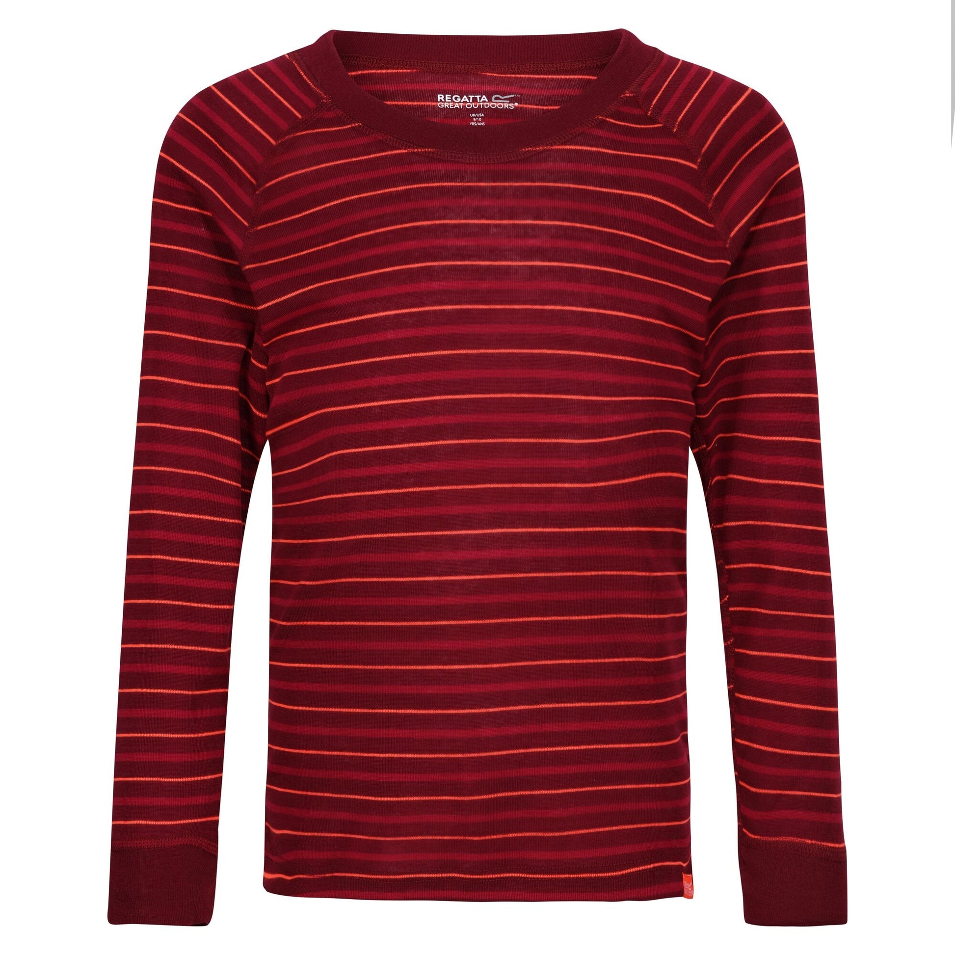 Beetroot Red - Side - Regatta Kids Unisex Beeley Base Layer Set