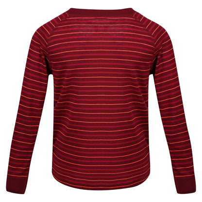 Beetroot Red - Lifestyle - Regatta Kids Unisex Beeley Base Layer Set