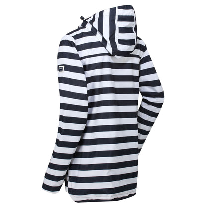 Navy Stripe - Lifestyle - Regatta Womens-Ladies Bertille Waterproof Jacket