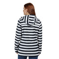 Navy Stripe - Side - Regatta Womens-Ladies Bertille Waterproof Jacket