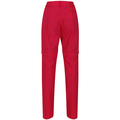 Dark Cerise - Pack Shot - Regatta Womens-Ladies Highton Walking Trousers