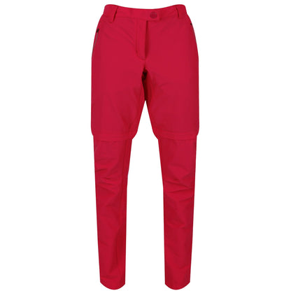 Dark Cerise - Front - Regatta Womens-Ladies Highton Walking Trousers
