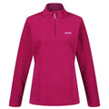 Dark Cerise - Front - Regatta Womens-Ladies Fleece Top