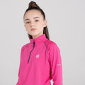 Raspberry Rose - Close up - Dare 2B Childrens-Kids Consist II Thermal Top