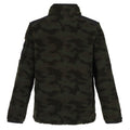 Dark Khaki-Black - Side - Regatta Childrens-Kids Macklin Fleece Top