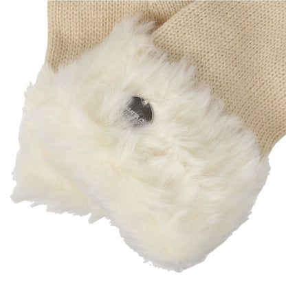 Light Vanilla - Back - Regatta Womens-Ladies Kimberley Walsh Luz II Faux Fur Gloves