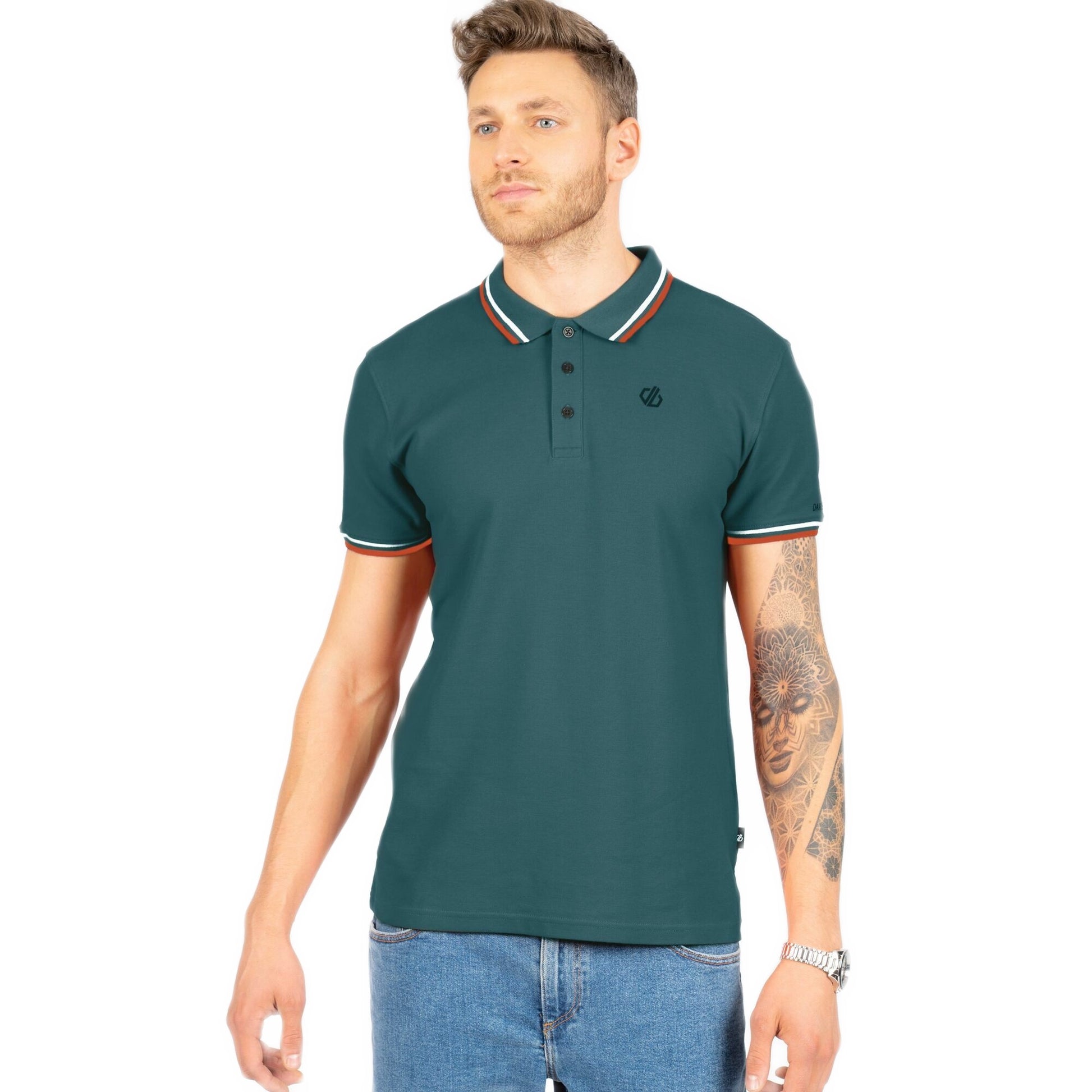 Fern - Front - Dare 2B Mens Precise Polo Shirt