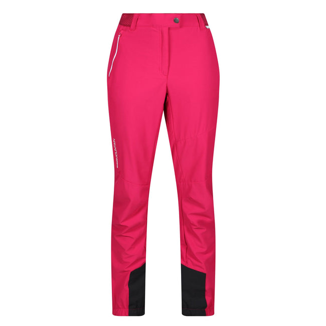 Rethink Pink - Front - Regatta Womens-Ladies Mountain III Walking Trousers
