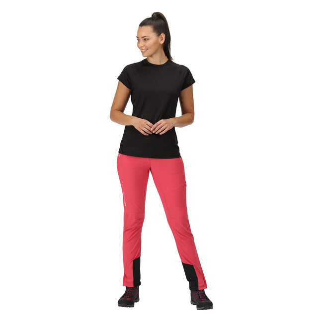 Rethink Pink - Back - Regatta Womens-Ladies Mountain III Walking Trousers