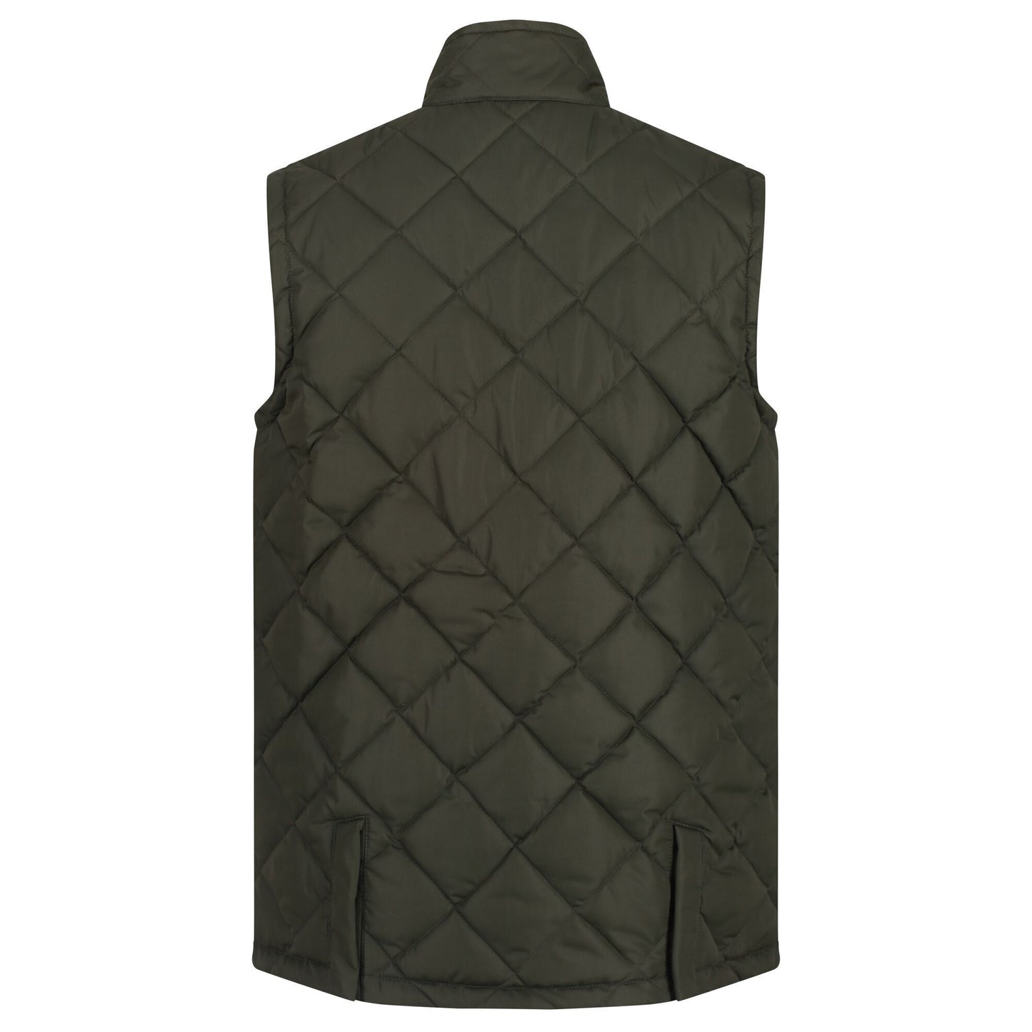 Dark Khaki - Lifestyle - Regatta Mens Locke Diamond Quilted Insulated Body Warmer