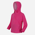 Duchess Pink - Close up - Regatta Childrens-Kids Kalina Hooded Fleece Hoodie