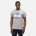 Rock Grey - Back - Regatta Mens 40 Years Graphic Print T-Shirt