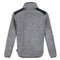 Rhino Marl-Black - Pack Shot - Regatta Childrens-Kids Mykelti Full Zip Fleece Jacket