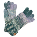 Ivy Moss - Back - Regatta Womens-Ladies Frosty V Knitted Winter Gloves